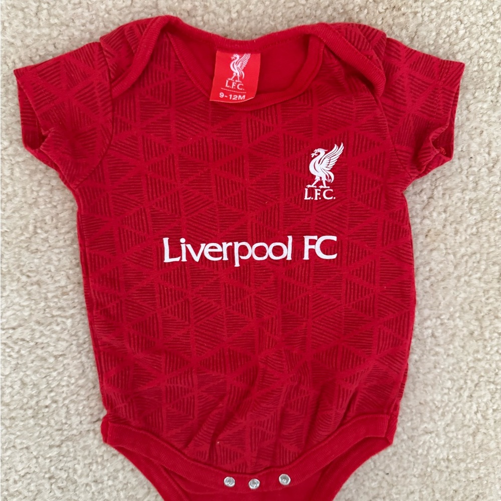 Liverpool Red Baby Onesie 9-12MO EUC
